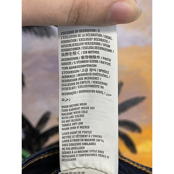 Hollister Jeans Womens 00 Blue Dark Wash Skinny Stretch Denim Classic Low Rise - Picture 12 of 16